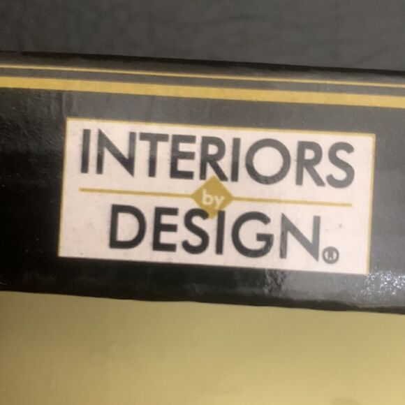 Interior Design Glass Clock 10 3/4 Inches 27.3 Cm Round Silver Hardware NEW Box - Picture 3 of 5